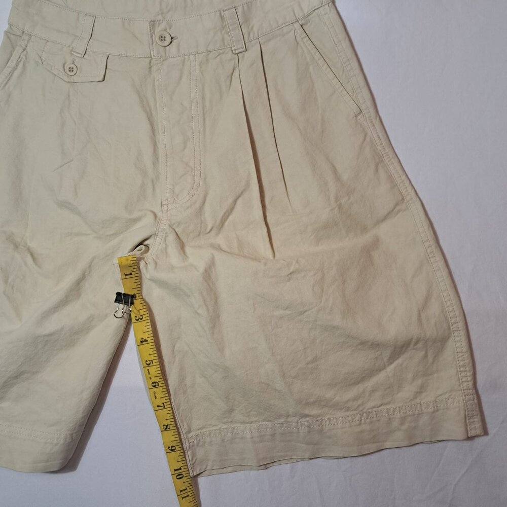Free People High Street Brown Rice Trouser Shorts Sz 4 New Cotton/Linen - Picture 13 of 15